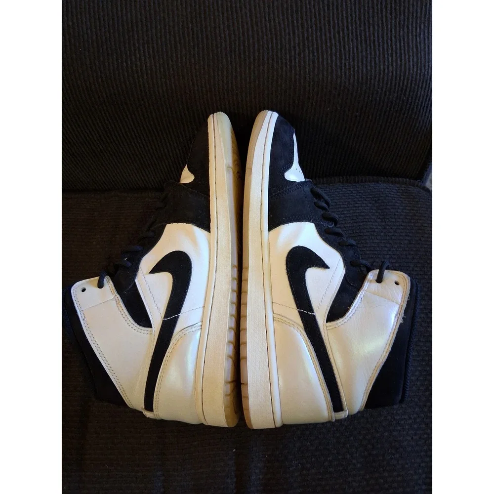 Nike Air Jordan 1 Mid Diamond Shorts White Black DH6933-100 Mens Size‎ 8.5